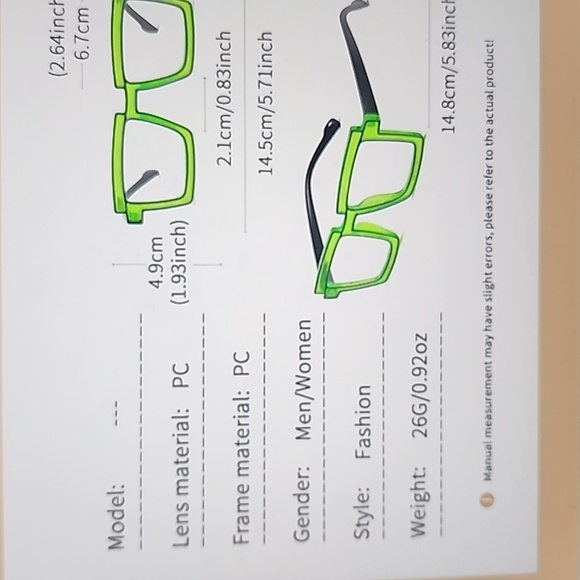 Anime Candy Color Square Glasses 👓 - Picture 11 of 16